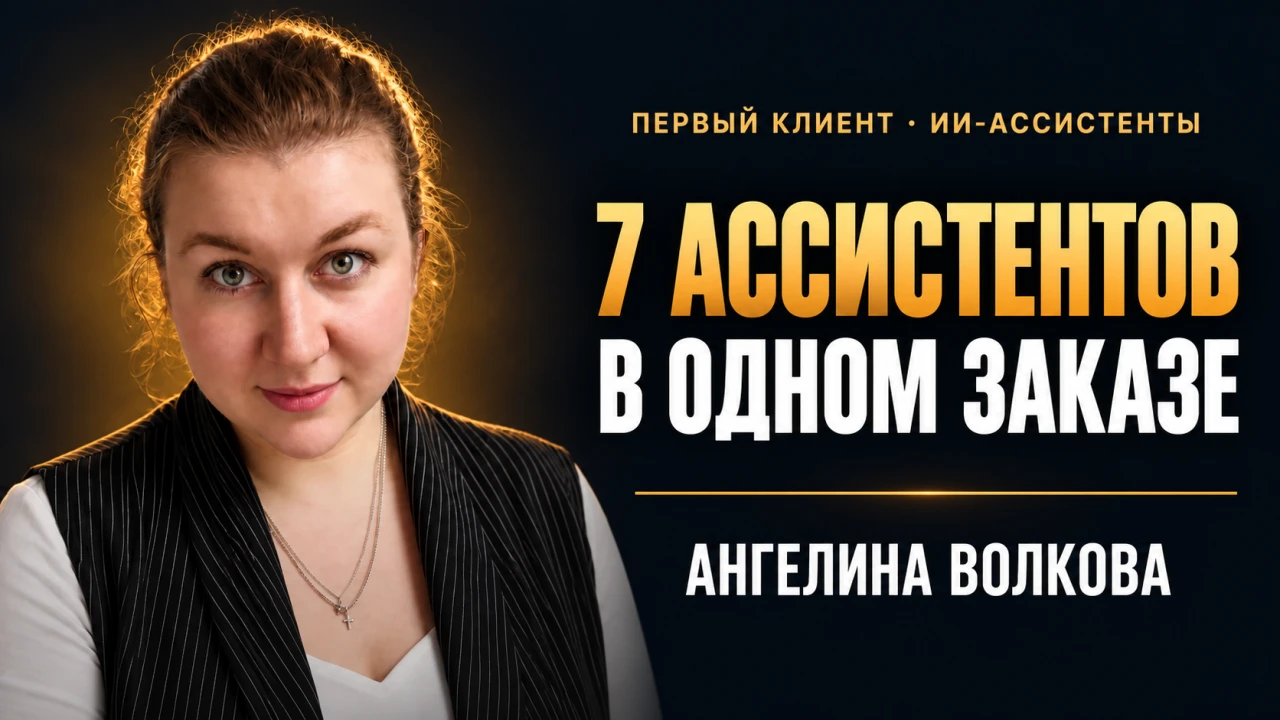Ангелина Волкова — Заказ на 50 000 ₽: команда ИИ-ассистентов для блогера