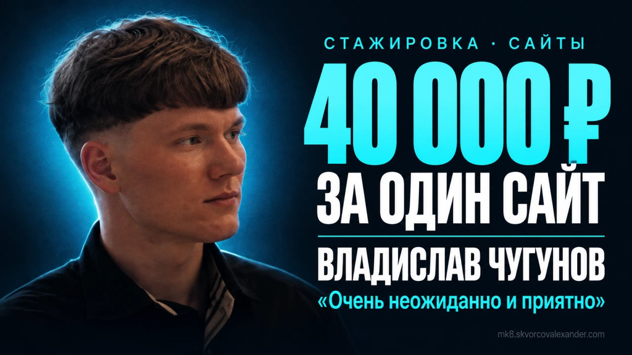 Владислав Чугунов — продал сайт за 40 000 рублей. Цитата: «Очень неожиданно и приятно».