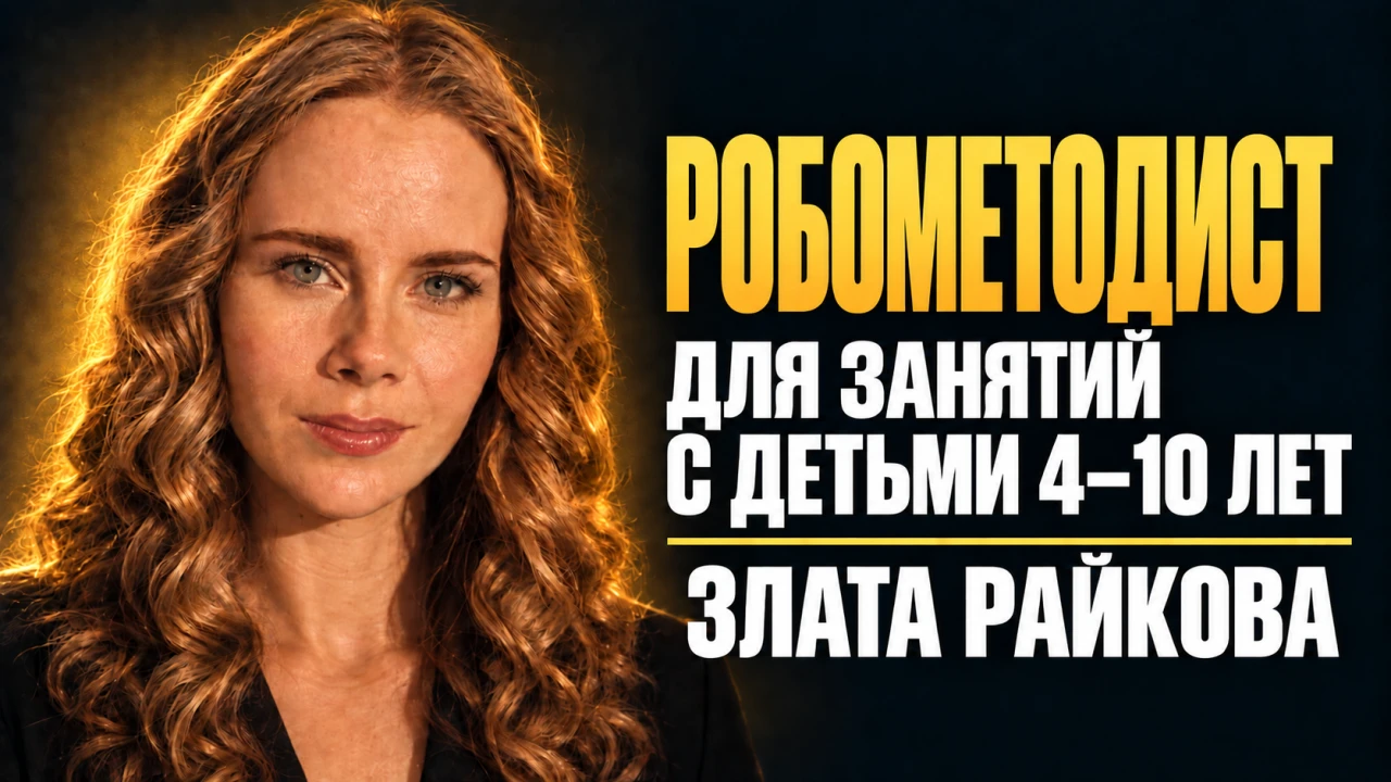 Злата Райкова — автор ИИ-помощника “РобоМетодист” для подготовки занятий